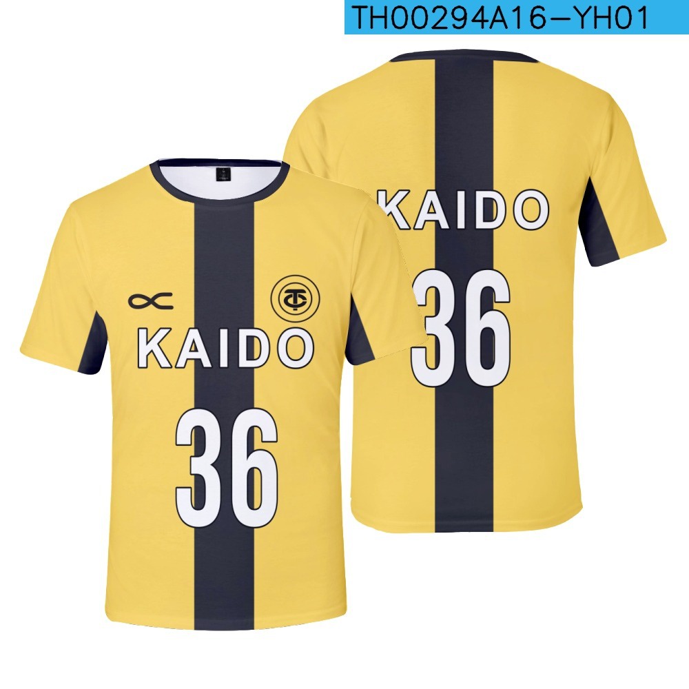 Áo Thun Tay Ngắn Cổ Tròn In Hình Ao Ashi Aoashi Jersey 3D Thời Trang Mùa Hè Cho Nam Và Nữ