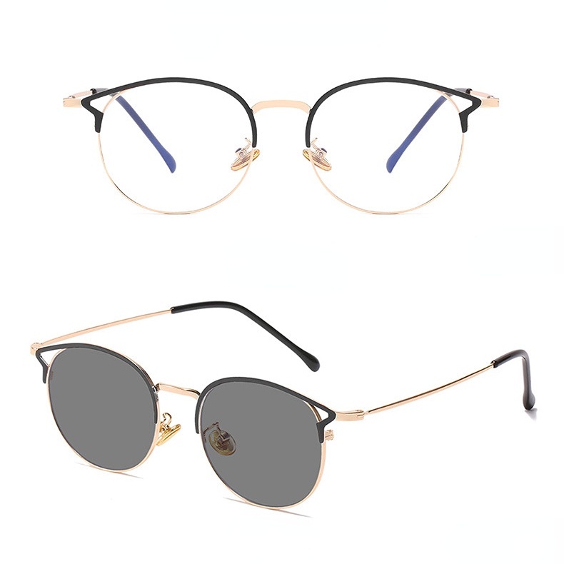 Mắt Kính Gọng Kim Loại Chống Bức Xạ Và Tia Bức Xạ