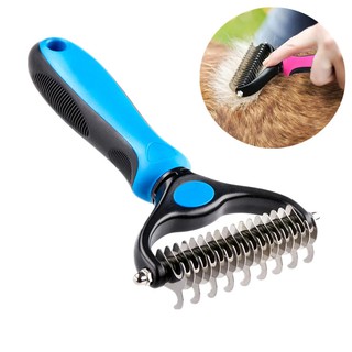 Lược gỡ rối lông cao cấp cho chó mèo - Dụng cụ chải lông 2 mặt