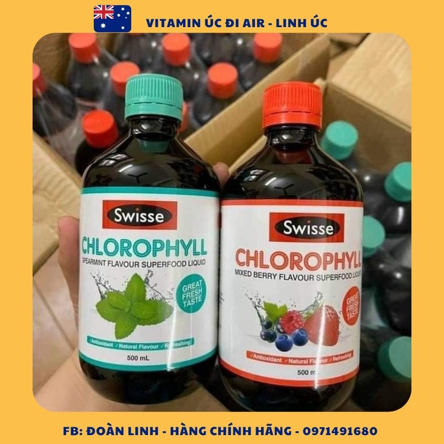 Nước diệp lục Swisse Chlorophyll 500ml