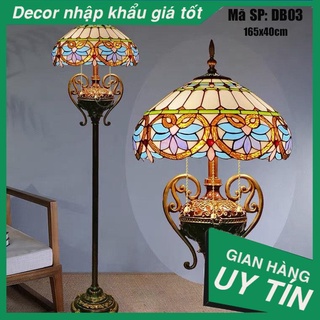Đèn Tiffany, đèn cây quý tộc, màu sắc hài hòa, kiểu dáng tân cổ điển sang trọng và đẹp mắt, Hàng Nhập Khẩu Cao Cấp