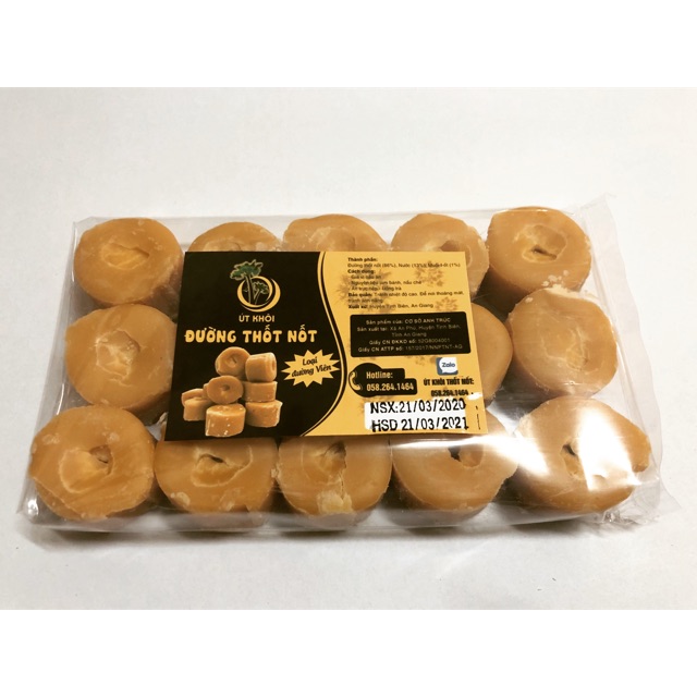 ĐƯỜNG THỐT NỐT DẠNG VIÊN NHỎ GÓI 500G HIỆU ÚT KHÔI (DATE MỚI LIÊN TỤC) (SALE 5 TẶNG 1) | BigBuy360 - bigbuy360.vn
