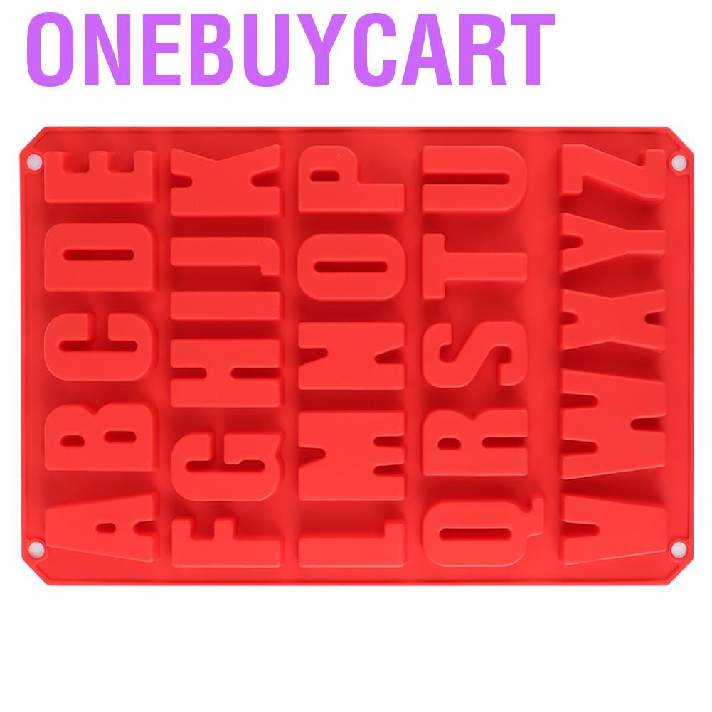 Khuôn Làm Bánh Chống Dính Hình Chữ Cái Bằng Silicon