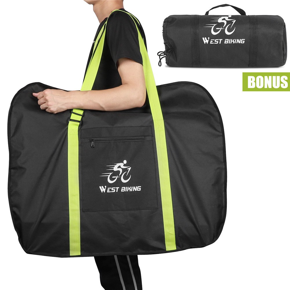 Túi đựng đồ WEST BIKING dày dặn 14/16/20/26/27.5&quot; x 700C có thể gấp gọn tiện dụng cho xe đạp du lịch