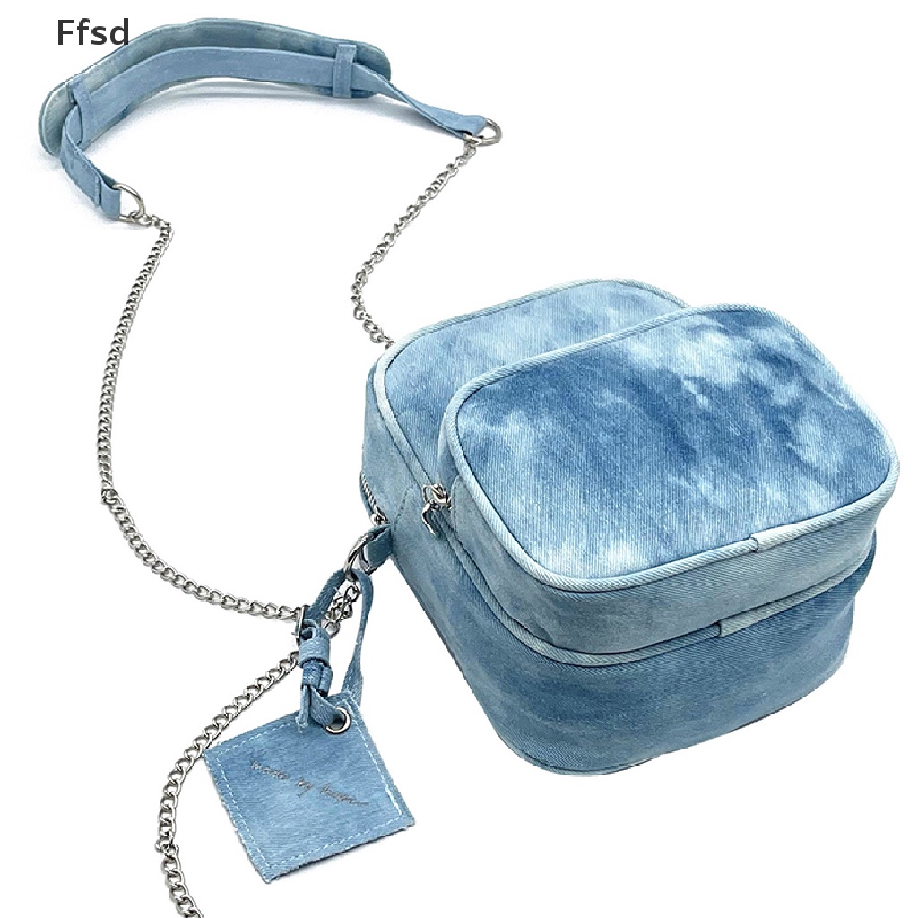 {Ffsd} Ba Lô Denim Nhuộm Màu Cá Tính Phong Cách KPOP Bangtan Boys Cho Học Sinh * Hot