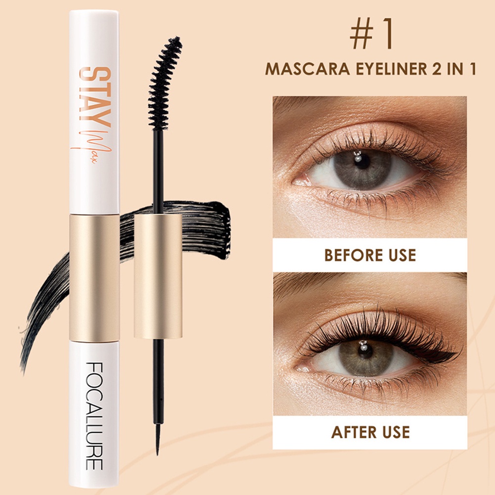 [Hàng mới về] Mascara kiêm bút kẻ mắt 2 trong 1 chống thấm nước