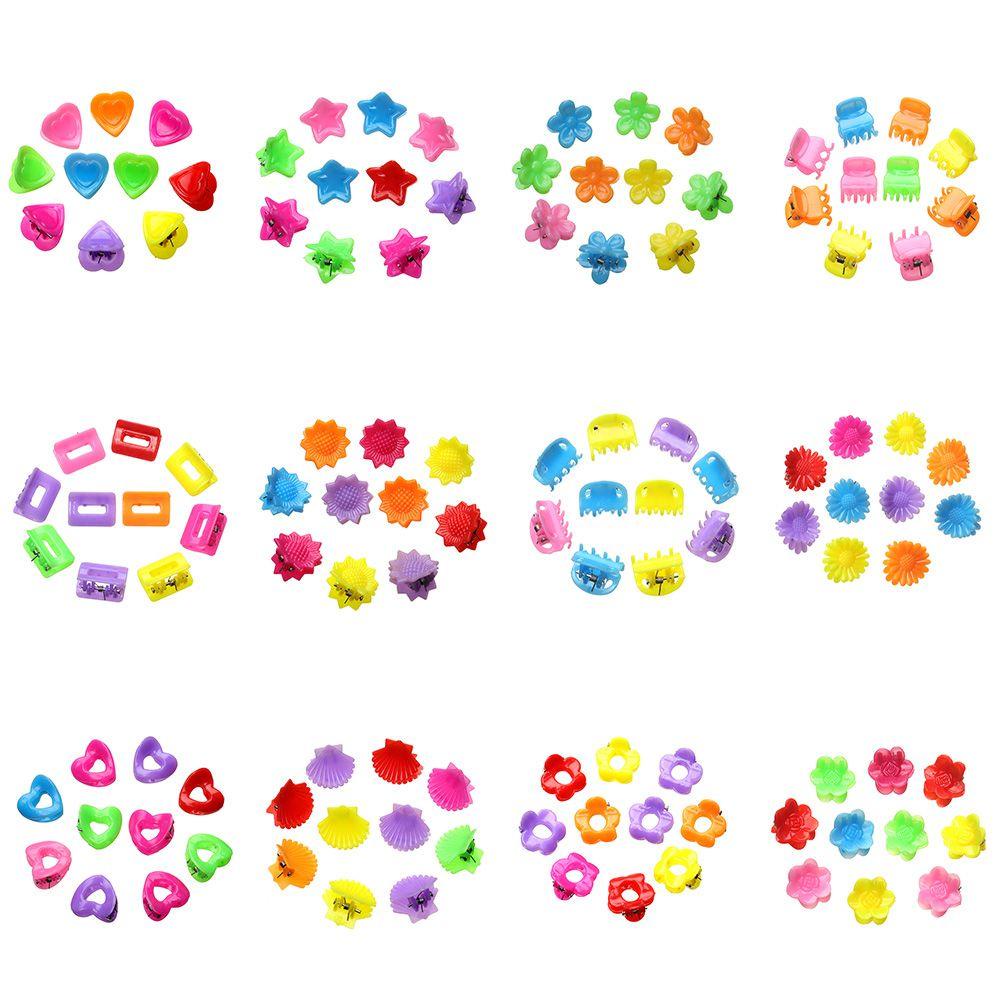 SUSANS 10PCS Cute Mini Hairpins Hair Accessories For Kids Baby Hair Clips Small Women Girls Headdress Mixed Color Hair Clamps Hair Claws