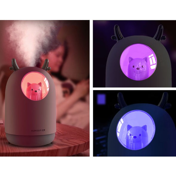 Máy phun sương tạo ẩm cúc cu siêu cấp dễ thương Meng Chong Humidifier