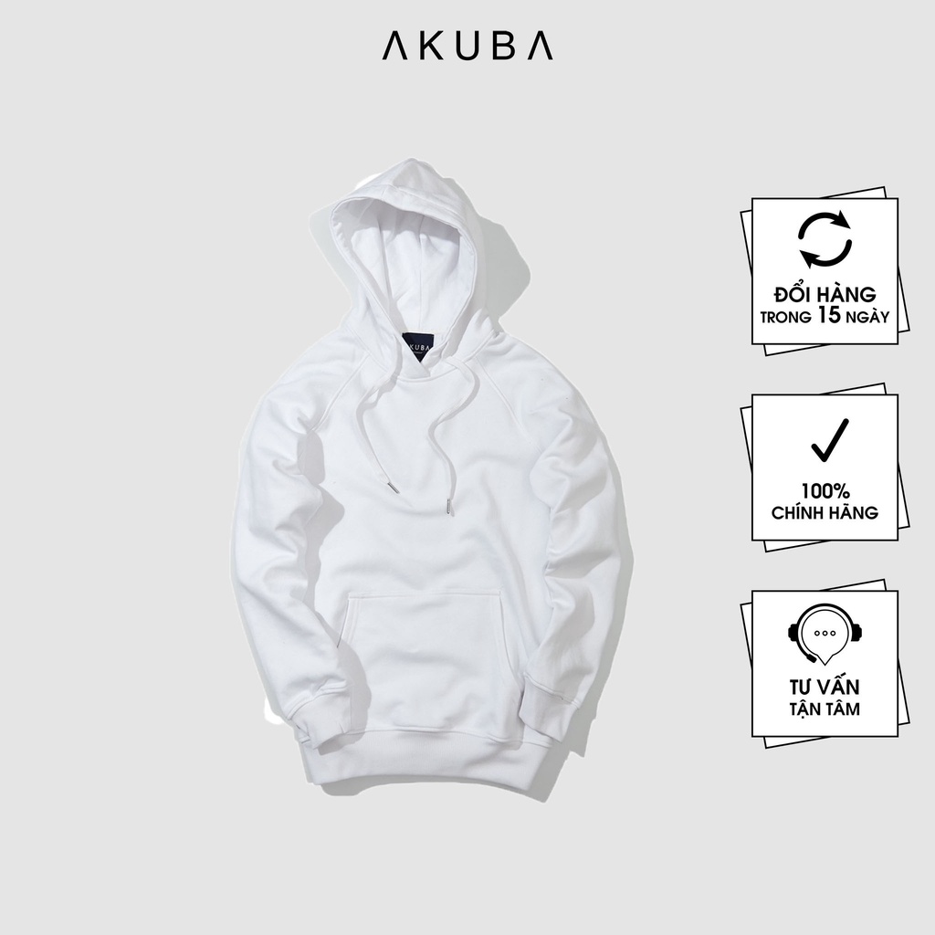Áo khoác hoodie nam AKUBA form oversize, chất liệu dày dặn, bền màu 01jC513