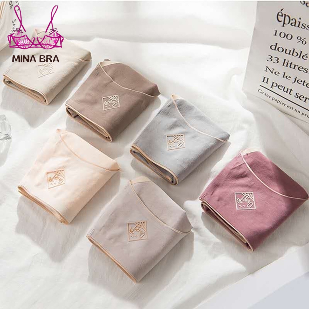 Quần Lót Nữ Cotton  Cao Cấp Thời Trang MINABRA Thoáng Mát, Co Dãn, Thấm Hút Mồ Hôi CTKK01 | BigBuy360 - bigbuy360.vn