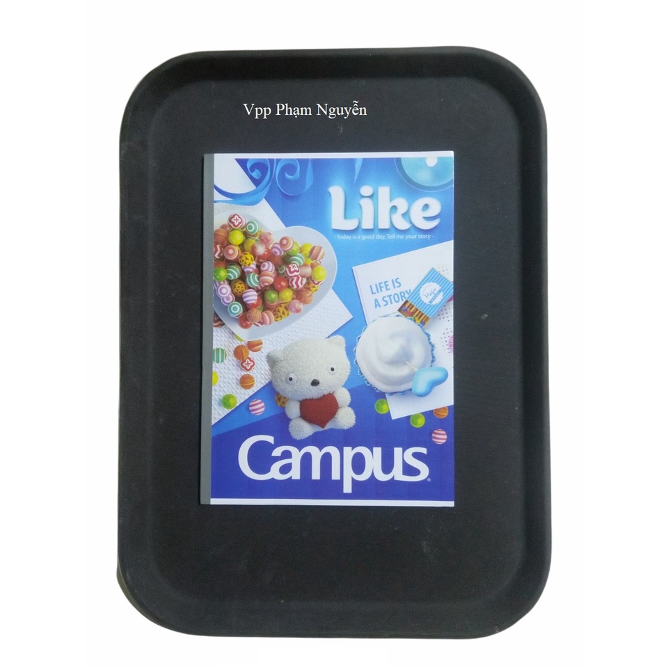 Vở Kẻ Ngang 80 Trang Campus Gift BGIF80 – Vở Không Chấm – Định Lượng 58~ 65g/m2 – Gáy Dán