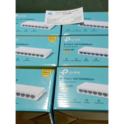 Switch Để Bàn 8 cổng 10/100 Mbps  cực nhỏ gọn yên tĩnh TP Link LS1008