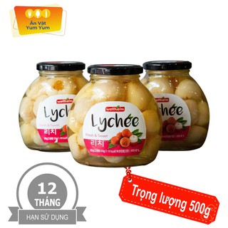 Vải Ngâm Đóng Hộp Lychee (Vải Ngâm Wellheim)