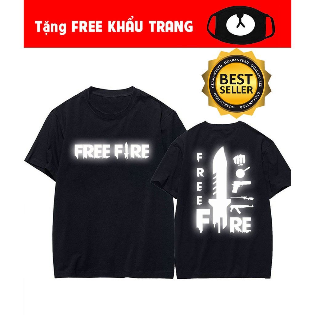 🔥HOT🔥 áo Free Fire in hình đẹp ⚡ FREESHIP ⚡Áo game Free Fire đẹp giá rẻ thời trang nam