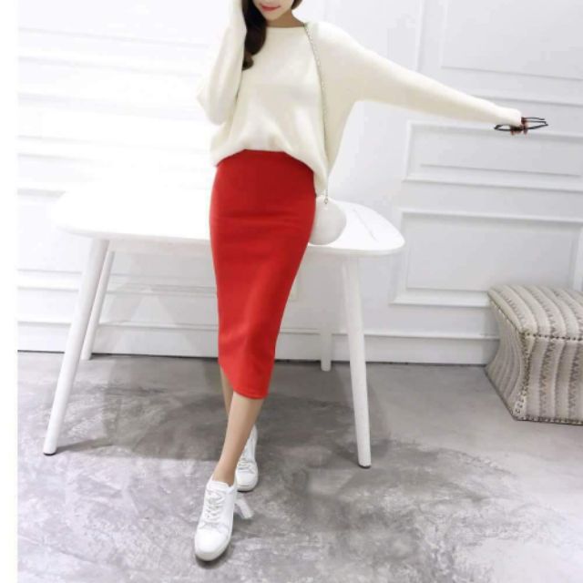 Chân váy len dáng dài ( 72cm) | BigBuy360 - bigbuy360.vn
