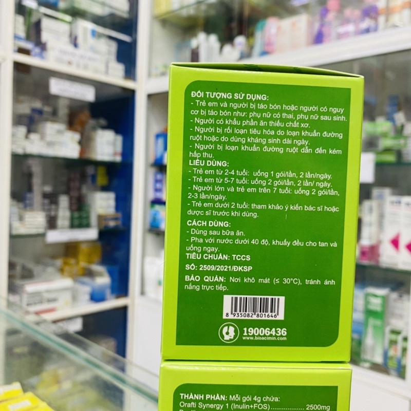 ✅ [Chính Hãng] Bio-acimin Fiber sự kết hợp của chất xơ hoà tan và các men vi sinh giúp làm giảm tình trạng táo bón