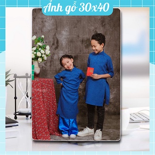 In ảnh gỗ 30x40 cm treo tường - khung ảnh gỗ 30x40 cm treo tường