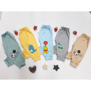 Quần chục, quần dài thun lạnh cho bé trai, bé gái 4 -15kg