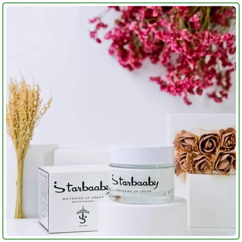 Kem dưỡng trắng da mặt bật tông Starbaaby Whitening Up Cream thể tích 50ml - Starbaaby nhập khẩu Hàn Quốc Chính hãng