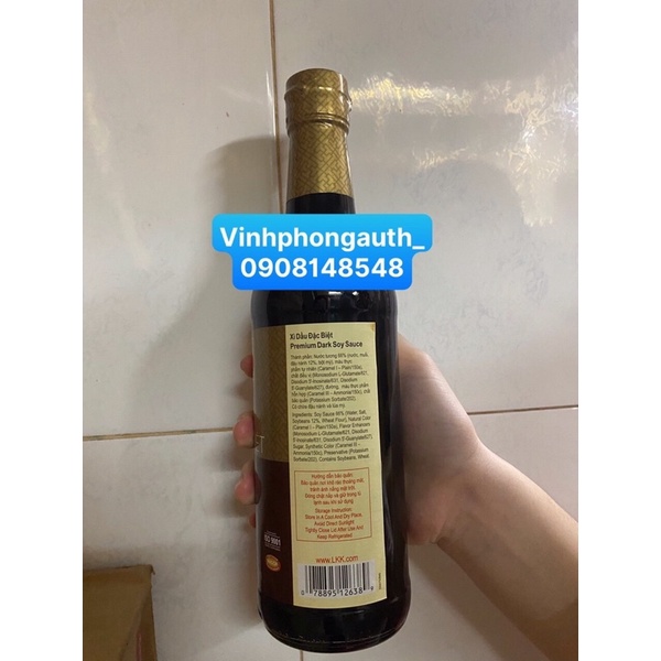 XÌ DẦU ĐẶC BIỆT LEE KUM KEE 500ML -  PREMIUM DARK SOY SAUCE