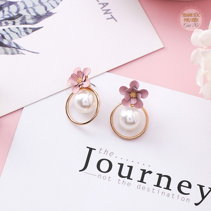 Bông tai thời trang Hàn hot trend 3 màu cực xinh HT189