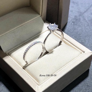 Nhẫn Vàng Trắng Korea Đẹp Mà Rẻ VHJ