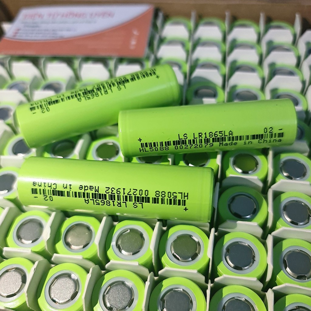 Pin Lishen 18650 2000mAH 10C (Xả cao 20A). Cell pin sạc Lithium Li-ion 18650. Lishen xanh chính hãng