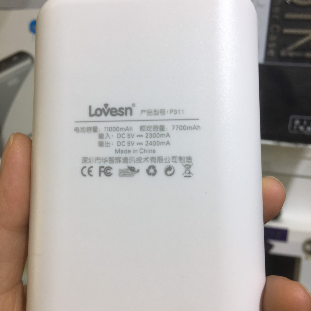 Sạc dự phòng P311 lovesn 10.000mAh