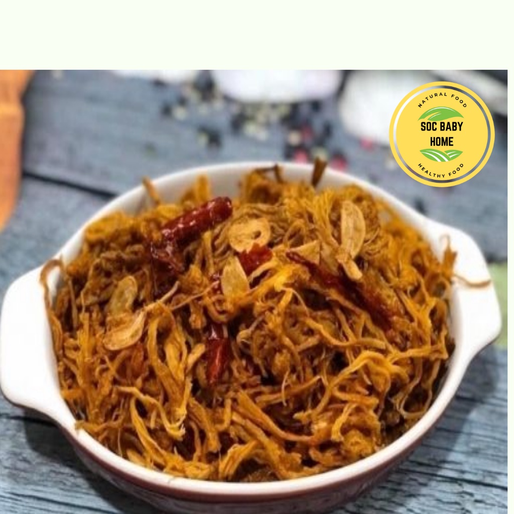 Khô Heo, Khô Lợn Cháy Tỏi 500G Loại 1 An Toàn VSTP- Đồ ăn vặt nhà Soc Baby Home | BigBuy360 - bigbuy360.vn