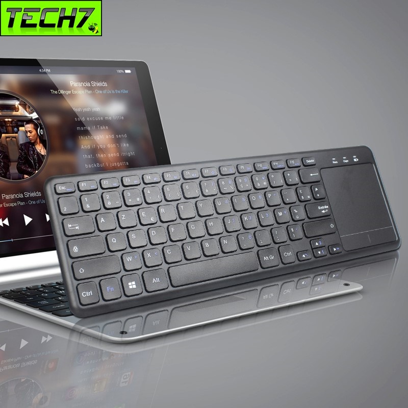Bàn Phím Tích hợp touchpad không dây L200 nhỏ gọn cho máy tính , laptop , điện thoại , máy tính bảng , Android TV