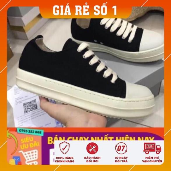 [ 💝 GIÁ SALE] Giày rick owen cổ thấp 🌟 R🔥E🔥P 1:1 VN đế thơm Full box + Bill | BigBuy360 - bigbuy360.vn