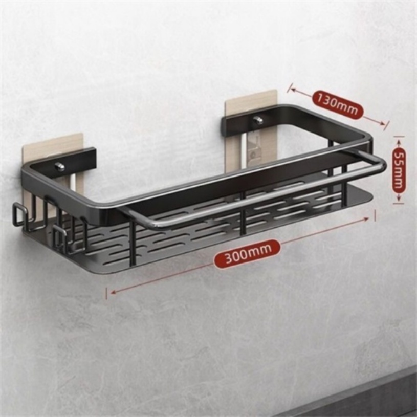 Giá Đỡ Bọt Biển Rửa Chén Bằng Nhôm Đa Năng Không Cần Khoan Lỗ Cho Nhà Bếp
