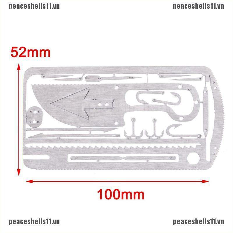 Thẻ Sinh Tồn Đa Năng 22 Trong 1 Tiện Dụng