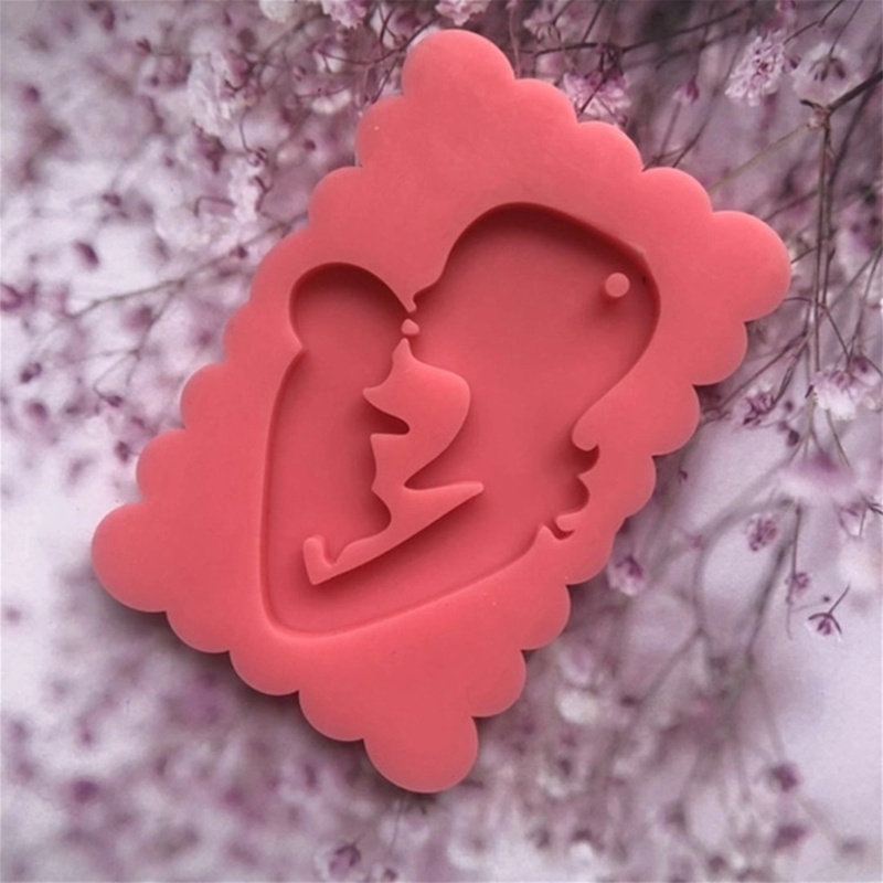 Khuôn Làm Móc Khóa Bằng Nhựa Resin Sáng Bóng DIY