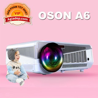 Máy chiếu Projector OSON A6 cao cấp (Độ nét rất cao) - Có hệ điều hành Android + Giá treo