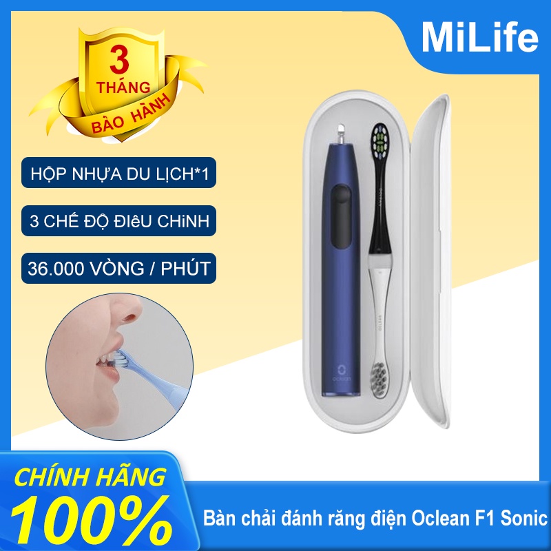 Bàn chải điện thông minh Xiaomi Enchen Oclean F1 Sonic Kháng nước IPX7 chế độ 3 làm sạch tốt hơn