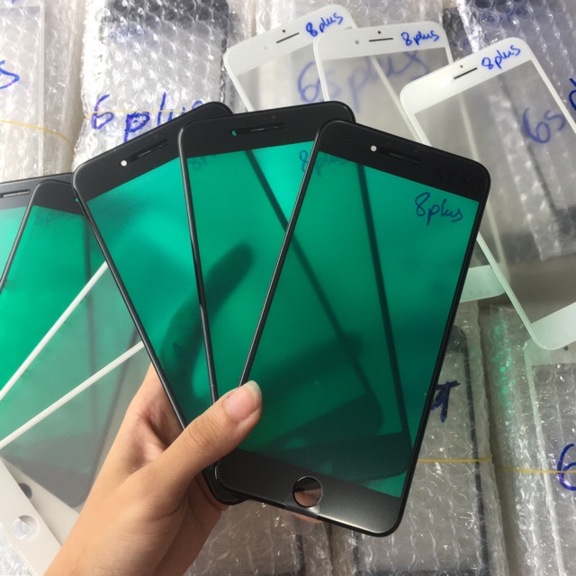 [Mã 208ELSALE hoàn 7% đơn 300K] Combo 9 Kính Ép iPhone 8 Plus Liền Ron Hàng Cao Cấp Tặng 1 Kính Cùng Loại