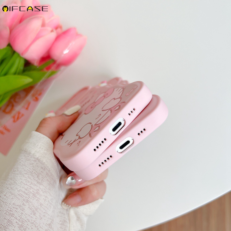 Ốp Điện Thoại Chống Sốc Họa Tiết Hello Kitty Cho iPhone 13 12 11 Pro Max XS Max XR X