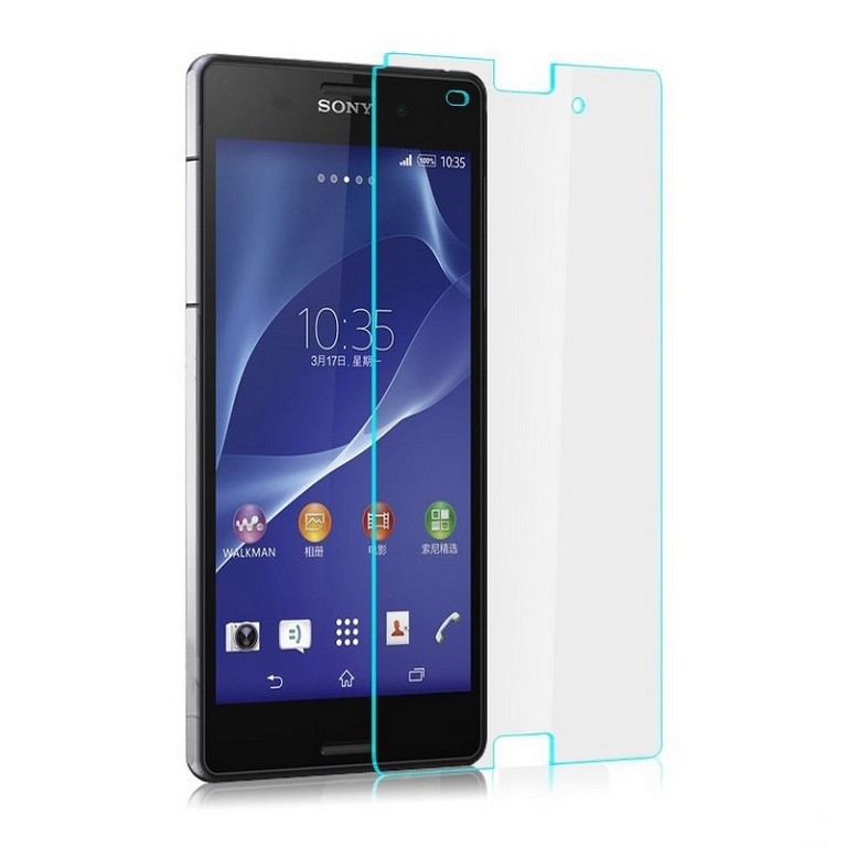 Kính cường lực mặt trước Glass trong suốt đủ các mã Sony Z3,Sony Z5, Sony XA, Sony XZ, Sony XZ1