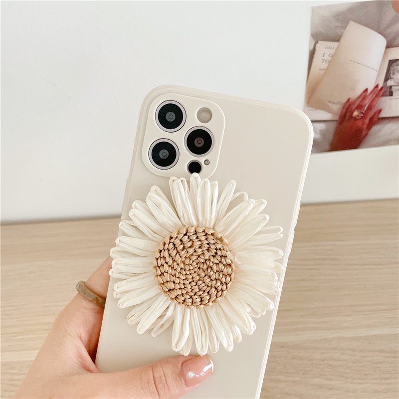 Ốp Điện Thoại Mềm Họa Tiết Hoa Cúc Xinh Xắn Thích Hợp Cho Iphone 12 Pro Max 11 Pro Max Xs Max Xr X 7plus