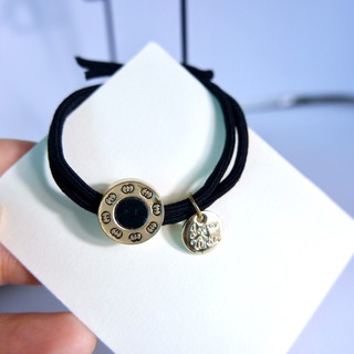 Dây cột tóc thun basic- charm tròn