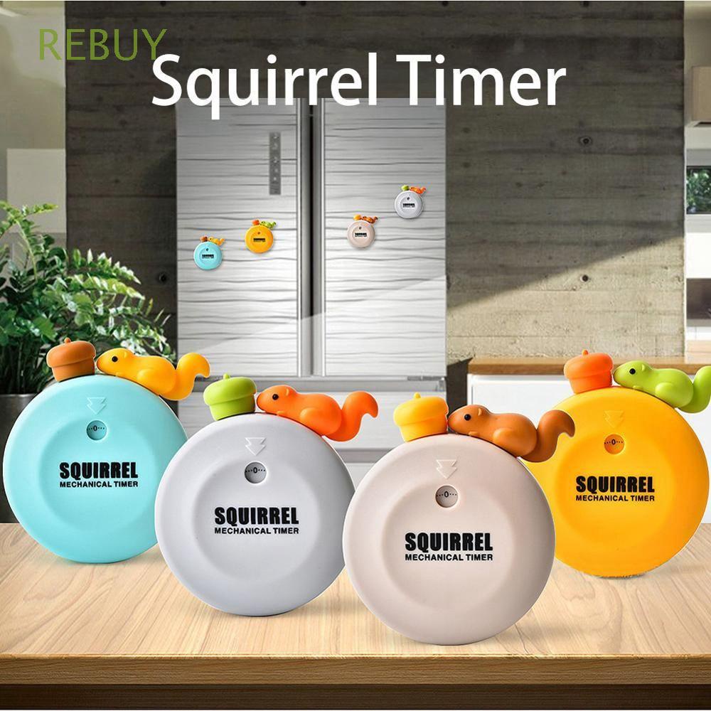 Đồng hồ hẹn giờ nấu ăn đếm ngược hình thú hoạt hình dễ thương nhiều màu sắc
