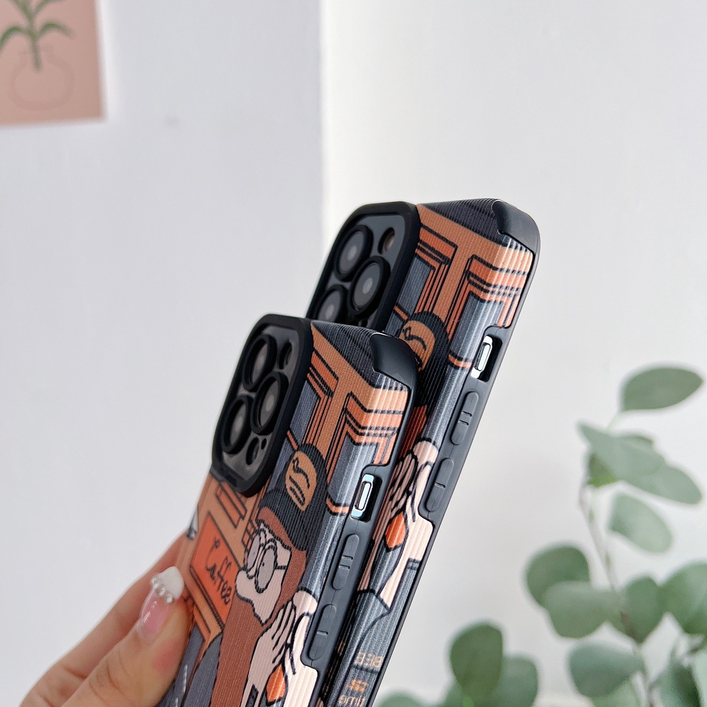 Ốp Lưng Chất Liệu Da Chống Sốc Cho iPhone 14 / 13 / 12 / 11 / X / 8 / 7P
