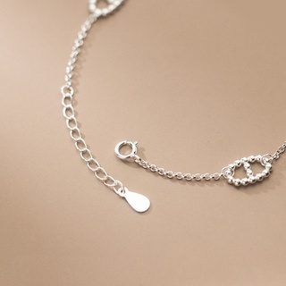 Lắc tay Dior bạc H.A.S