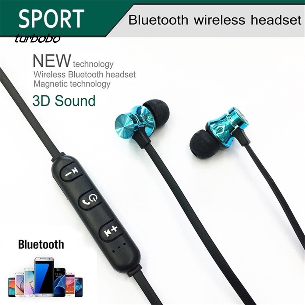 Tai nghe nhét tai không dây Bluetooth 4.2 tích hợp micro thiết kế từ tính phong cách thể thao