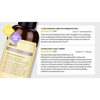 Nước hoa hồng Klairs Supple Preparation Facial Toner