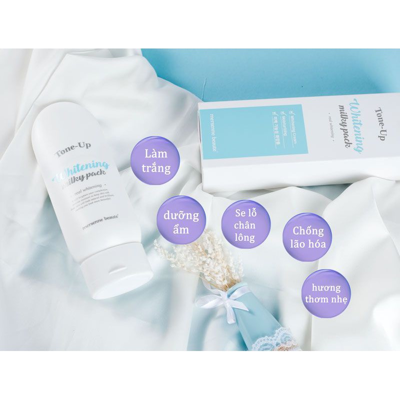 [CHINH HÃNG] Kem dưỡng trắng da body - tone up whitening milky pack mersenne beaute 200ml - Hàn Quốc | BigBuy360 - bigbuy360.vn