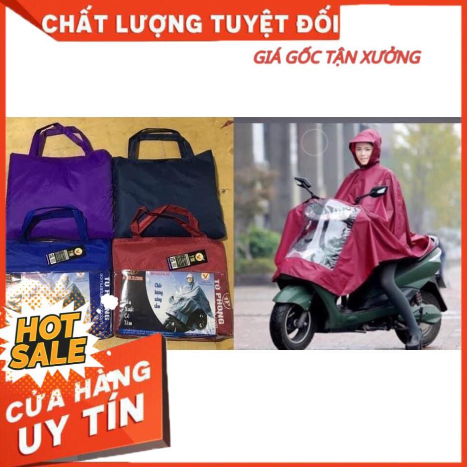 Áo mưa cánh dơi 1 đầu 2 đầu vải dù cao cấp kiểu dáng thời trang