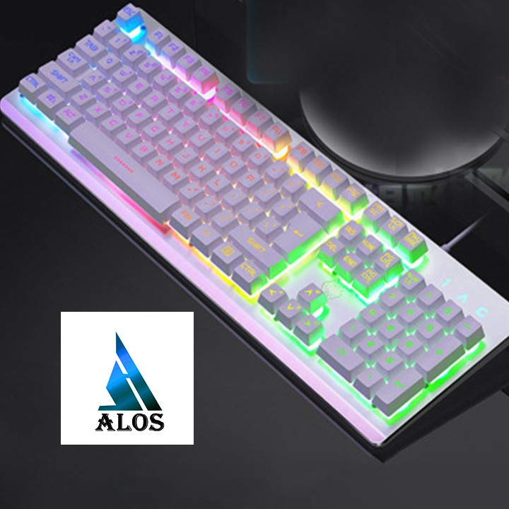 [BP01] Bàn phím máy tính giả cơ gaming của Nga LED đổi màu cho game thủ ALOS | BigBuy360 - bigbuy360.vn