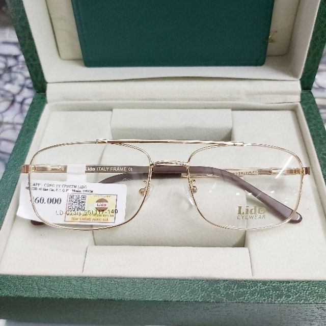 [Hàng chính hãng] Gọng kính LIDO titanium Italy Frame